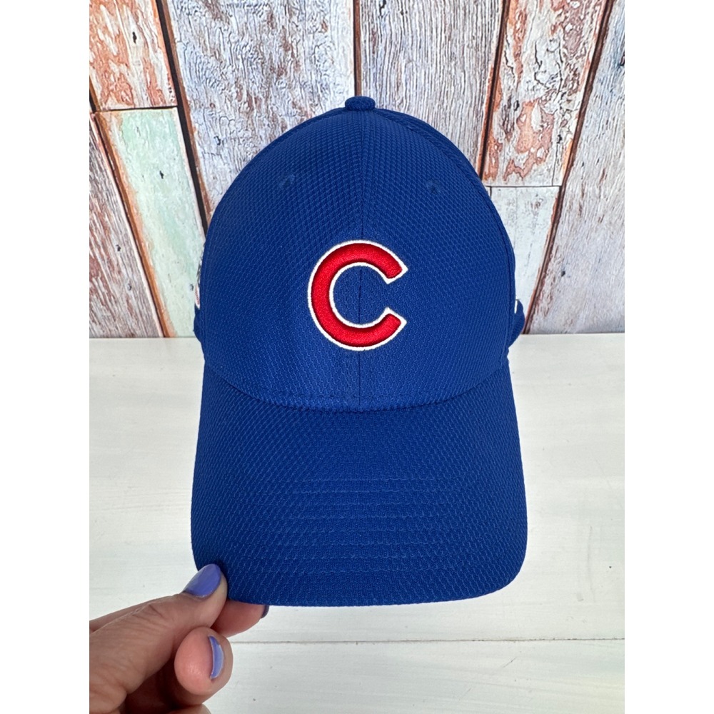 New Era 39THIRTY Chicago Cubs 2016 World Series Champions Hat Blue M/L Stretch